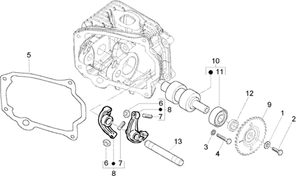 Balancier arbre Ó cames