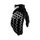 GLOVES - 100% AIRMATIC BLACK/WHITE EURO 10 (L) (APPROVED EN 13594:2015)