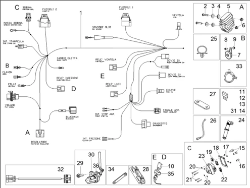 Circuit electrique AV