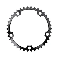 PLATEAU ROUTE 5BRA D.130 TA ALIZE 38DTS INTERIEUR NOIR ALU 7075 TYPE SHIMANO 8/9/10V.