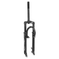 FOURCHE VTT 26 " VENTURA A SUSPENSION ACIER RESSORT/ELASTOMERE POUR V/BRAKE ET DISQUE NOIR DEB. 80mm PIVOT (220/85mm) FILETE 1"1/8-25,4 INTERIEUR