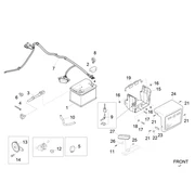 Relais - Batterie - Avertisseur sonore
