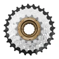 ROUE LIBRE 7V. SHIMANO 14-28 ARGENT/NOIR (MONTAGE ATELIER)