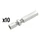 VIS CREUSE TENDEUR DE CABLE VELO M6 (VENDU PAR 10)