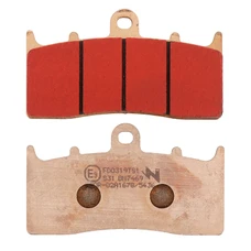 PLAQUETTE DE FREIN NEWFREN POUR BMW 1100 R S 2000>2006 AV, 1150 R R 1999>2006 AV, 1200 R R 2006>2014 AV, 1300 K R 2009>2015 AV, 1600 K GT 2010>2021 AV (FD0319TS) (TOURING METAL FRITTE)