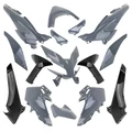 CARROSSERIE/CARENAGE MAXISCOOTER ADAPTABLE YAMAHA 560 TMAX 2022>2024 GRIS NARDO (KIT 15 PIECES)
