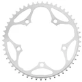 CHANRING FOR ROAD BIKE-5 arms- 52T. Ø130 -OUTER- DURAL SILVER STRONGLIGHT (SHIMANO TYPE 8/9 Speed)