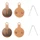 PLAQUETTE DE FREIN TROTTINETTE CT009-S SYNTERISE (CUIVRE COMPOSITE) (DIAM 22 mm) (VENDU PAR 2 PAIRES) -SELECTION P2R-