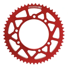 COURONNE 50 A BOITE ADAPTABLE APRILIA 50 RX 2006>2017 / DERBI 50 SENDA X RACE 2004>2011 / RIEJU 50 MRT 2009> 420 53 DTS ALU CNC ROUGE (DIAM 105/124/8.5) -STAGE 6