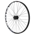 ROUE VTT DISQUE BLOCAGE 26" KARMA AVANT NOIR MOYEU SHIMANO M475 DISQUE 6 TROUS NOIR RAYONS NOIRS 32 RAYONS JANTE 21C