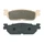BRAKE PADS SET (2 pads) CL BRAKES FOR YAMAHA 125-250 XMAX ABS 2011> Rear / MBK 125-250 SKYCRUISER ABS 2011> Rear  -  (3095 MSC)