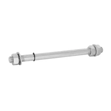 AXE DE ROUE CYCLO DIAM 12 x 100 x 185 mm ADAPTABLE PEUGEOT 103 ARRIERE (COMPLET) -SELECTION P2R