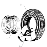 Roues avant et arrière