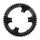 CHANRING FOR ROAD BIKE- 49T. Ø 110 - 4 ARMS -OUTER- 105 5800 BLACK STRONGLIGHT 11 Speed