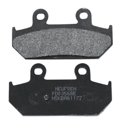 BRAKE PADS NEWFREN FOR SUZUKI 400 BURGMAN 2007> Rear 650 BURGMAN 2002> Rear  (L 88mm - H 46.5mm - thk 8.3mm)  (FD0356BE)  (SCOOTER ELITE ORGANIC)