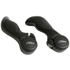 BAR ENDS - HAFNY -ALUMINIUM AERO BLACK (PAIR)
