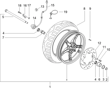Roue avant