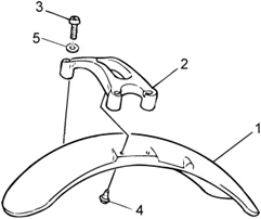 Carrosserie av. - Garde-boue AV