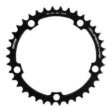 CHANRING FOR ROAD BIKE-5 arms- 38T. Ø130 "INNER" BLACK -ALUMINIUM- MICHE 9/10 Speed (SHIMANO TYPE)