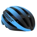 CASQUE VELO ADULTE GIST ROUTE REVOL BLEU/NOIR FEMME ET JUNIOR FULL IN-MOLD TAILLE 54-58 REGLAGE MOLETTE