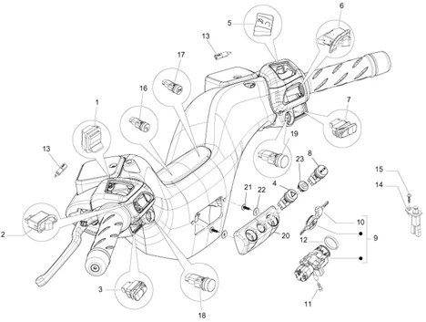 Inverseurs - Commutateurs - Boutons - Interrupteurs