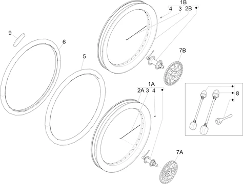 Roue avant