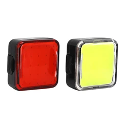 ECLAIRAGE VELO USB AVANT NEWTON COB LEDS 100 LUMENS JAUNE/NOIR 4 MODES (VENDU A L'UNITE) - ECLAIRAGE ADDITIONNEL