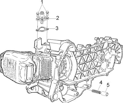 Tendeur de chaîne-soupape by-pass