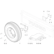 Roue de secours - trousse à outils