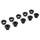 CHAINRING BOLT SET- NEWTON - ALUMINIUM BLACK FOR SINGLE (SET OF 5)