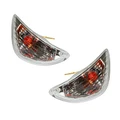 CLIGNOTANT SCOOT ADAPTABLE PIAGGIO 50 VESPA LX 2T ET 4T, 125 VESPA LX AR TRANSPARENT (PAIRE) (HOMOLOGUE CE) -P2R