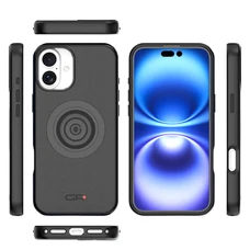 COQUE SMARTPHONE/TELEPHONE GR XPLORE POUR APPLE IPHONE 16 PLUS NOIR COMPATIBLE MAGSAFE (VENDU A L'UNITE)