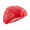 CHARLOTTE/SOUS CASQUE TAILLE UNIQUE POUR UNE MEILLEURE HYGIENE (LIVRE PAR 100) - IDEAL POUR LES LOUEURS DE VELO DONC DE CASQUE -ROUGE