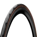 PNEU ROUTE 700 X 25 CONTINENTAL GRAND PRIX 5000 NOIR FLANC MARRON TS (25-622) -GP5000