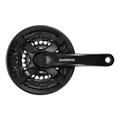CHAINSET FOR SHIMANO 7/8Speed. TY501 BLACK 170mm 42-34-24 (B.B. 122mm)