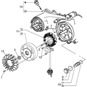Volant magnetique