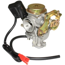 CARBURETOR  FOR CHINESE SCOOTER 50 4-STROKE GY6-139QMB//KYMCO 50 AGILITY 4-STROKE/PEUGEOT 50 V-CLIC 4-STROKE/SYM 50 ORBIT 4-STROKE/BAOTIAN 50 BT49QT 4-STROKE (Ø 20Mm) -ECO QUALITY-