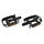 PEDALE VTT ROULEMENT ETANCHE PREMIUM NEWTON CORPS ALU NOIR CAGE ALU ARGENT/NOIR 9/16" (PAIRE)