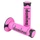 REVETEMENT POIGNEE DOMINO MOTO OFF ROAD A260 FUCHSIA/NOIR CLOSED END 120mm (PAIRE)