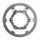 REAR CHAIN SPROCKET FOR MOPED PEUGEOT 103 (Spoked wheels) 56 Teeth (Ø 94 mm) 11 Holes - Silver  -SELECTION P2R-
