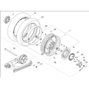 Roue arrière