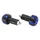 EMBOUT DE GUIDON REPLAY ROLLER NOIR/BLEU DIAM 17 mm (PAIRE)