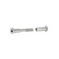 AXE/VIS GOUPILLE D'ARBRE PLIANT POUR TROTTINETTE XIAOMI MIJIA M365 CHROME (VENDU A L'UNITE)  -SELECTION P2R-