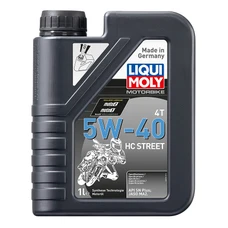 HUILE MOTEUR 4 TEMPS LIQUI MOLY MOTO HC STREET 4T 5W40 (1 L) SYNTHETIQUE