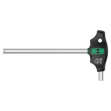 CLE ALLEN/6 PANS MANCHE EN T WERA 454 HEX PLUS 10x200mm NOIR/VERT (VENDU A L'UNITE) -MARQUE ALLEMANDE POUR LES ATELIERS