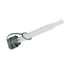 BEC VERSEUR/FLEXIBLE POUR JERRYCAN/BIDON ESSENCE/CARBURANT PRESSOL POLYPROPYLENE GRIS