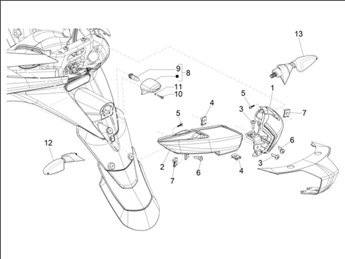 Eclairages arrière - Clignotants