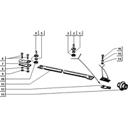 Tirant côté changement de vitesses (volant)