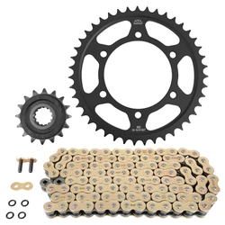 KIT CHAINE ADAPTABLE YAMAHA 700 MT-07 ABS 2014>, XSR 700 2016> 525 16x43 (DIAM COURONNE 110/130/10.5) (DEMULTIPLICATION ORIGINE) -JT SPROCKETS/DID