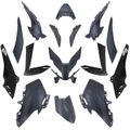 CARROSSERIE/CARENAGE MAXISCOOTER ADAPTABLE YAMAHA 560 TMAX 2022>2024 DARK PETROL MAT (KIT 15 PIECES)